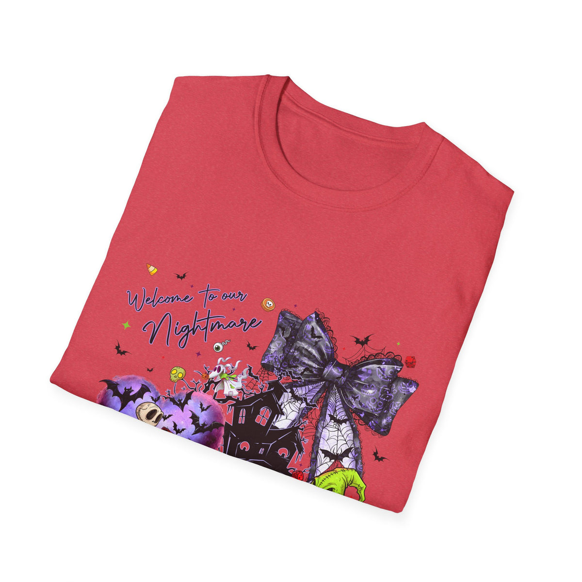 Nightmare Halloween T-Shirt — Oogie, Zero & Haunted House Graphic Tee