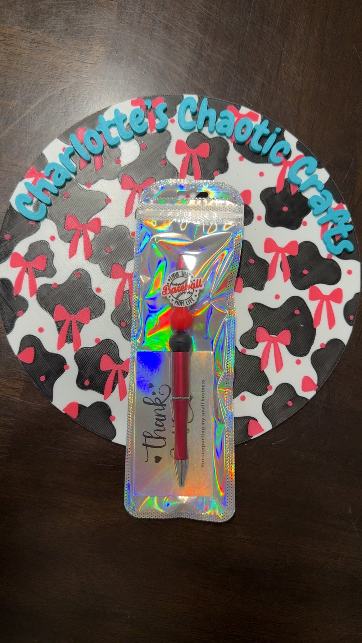 Baseball Beadable Pen