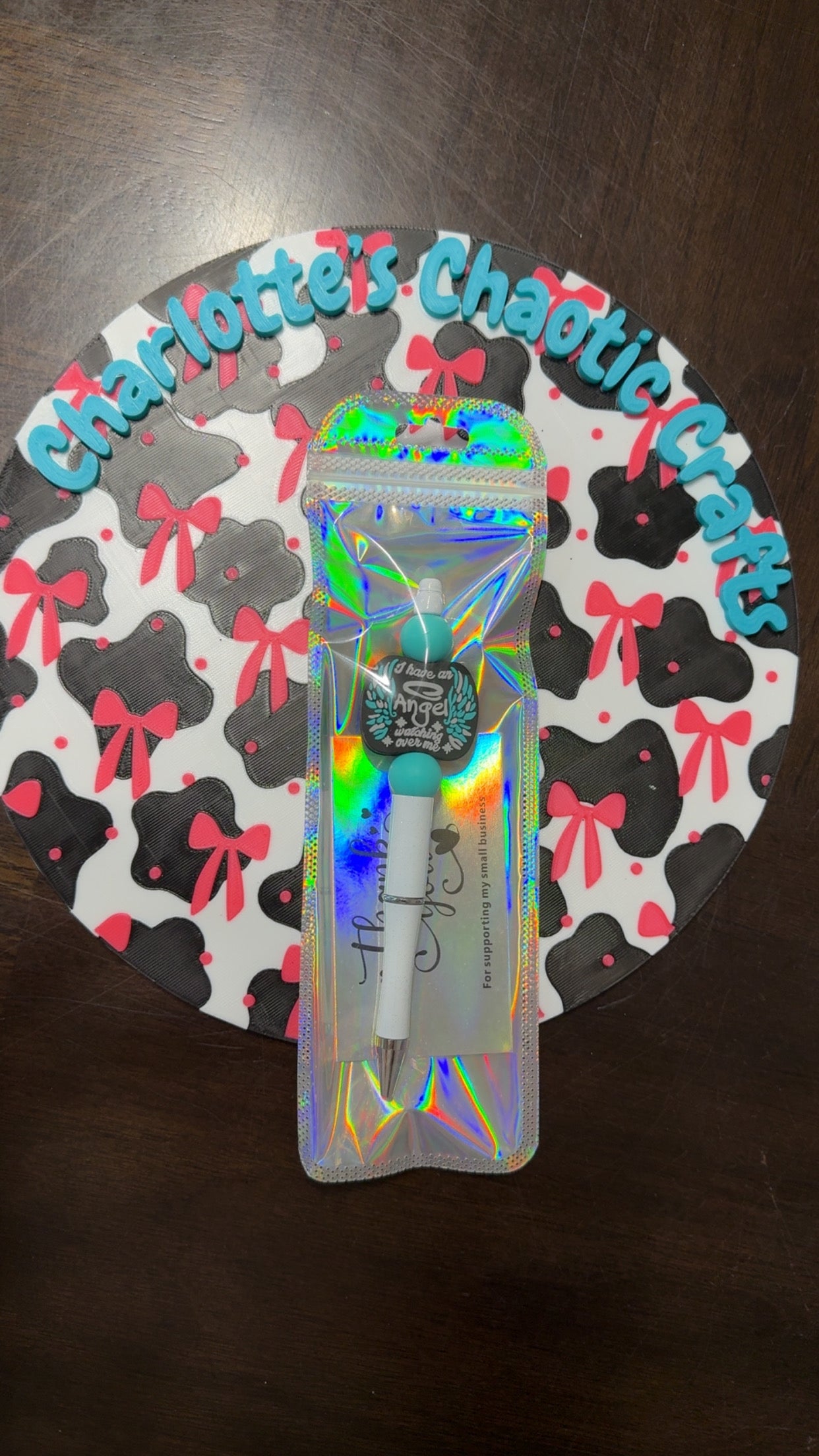 Angel Wings Beadable Pen