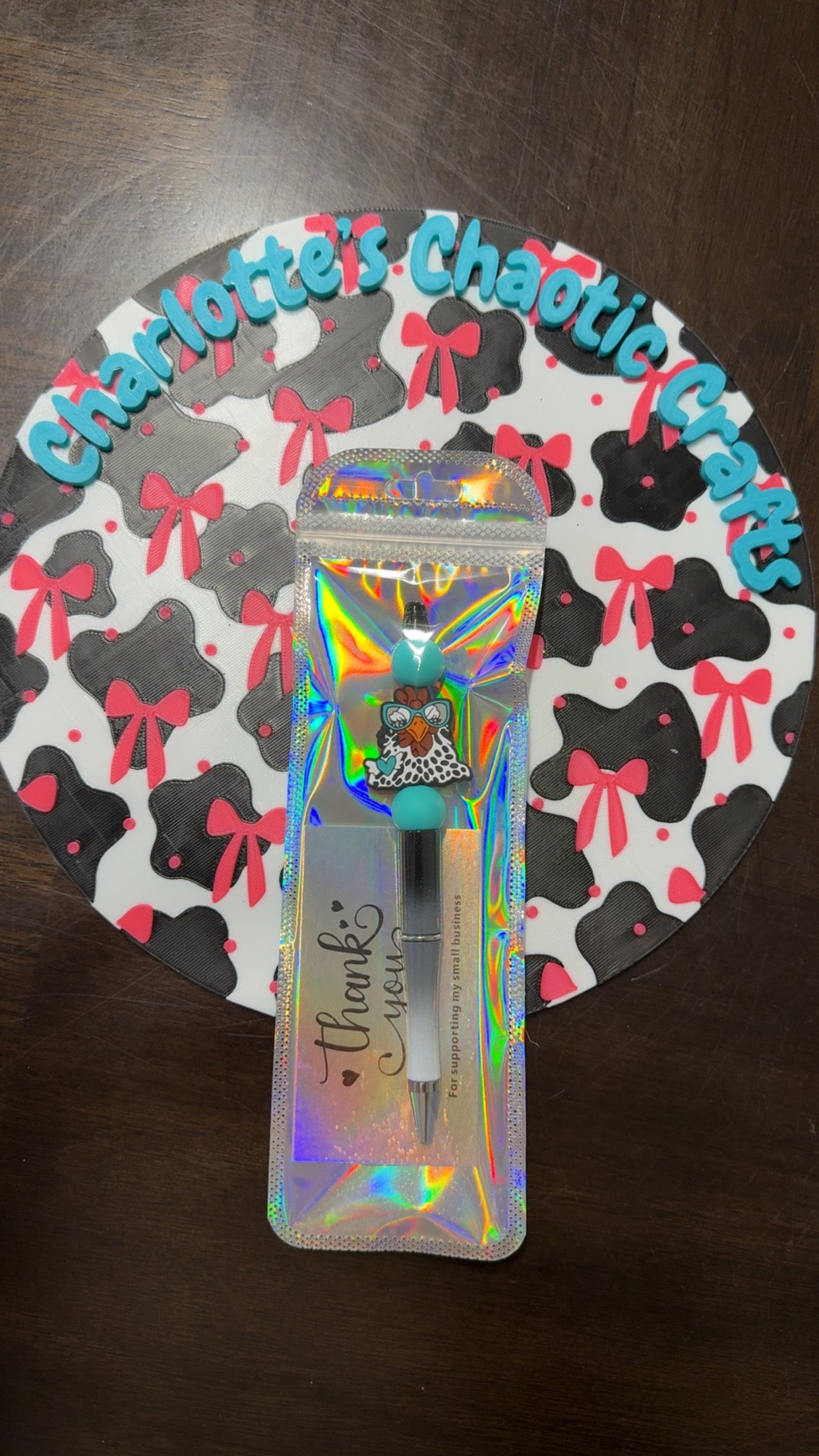 Chicken Beadable Pen