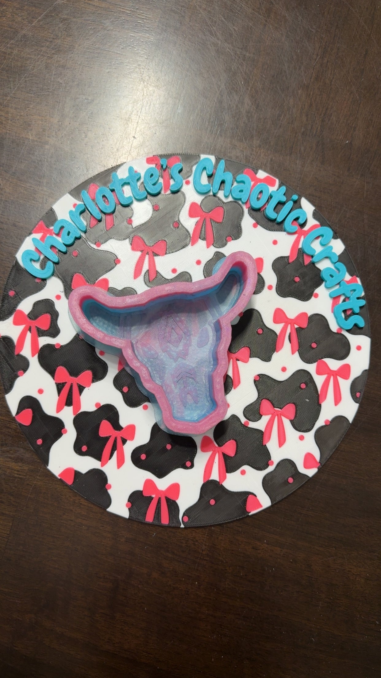 Bull Skull Silicone Mold for Car Freshies