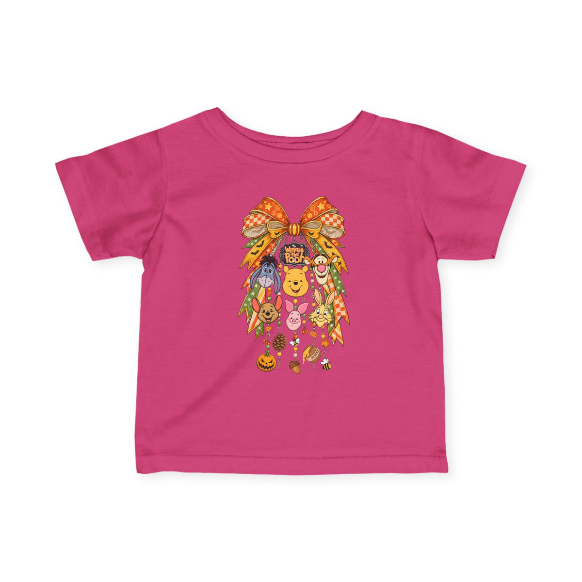 Infant Tee — Autumn Harvest Bow & Cute Fall Icons