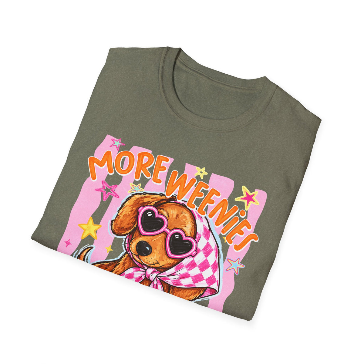 More Weenies Less Meanies Dachshund T-Shirt