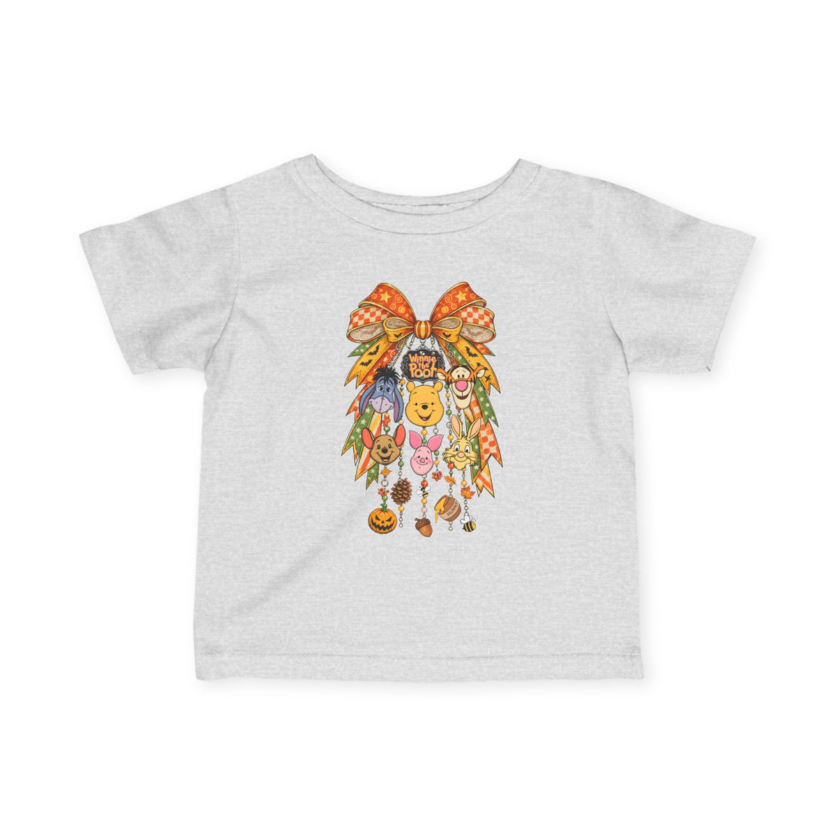 Infant Tee — Autumn Harvest Bow & Cute Fall Icons
