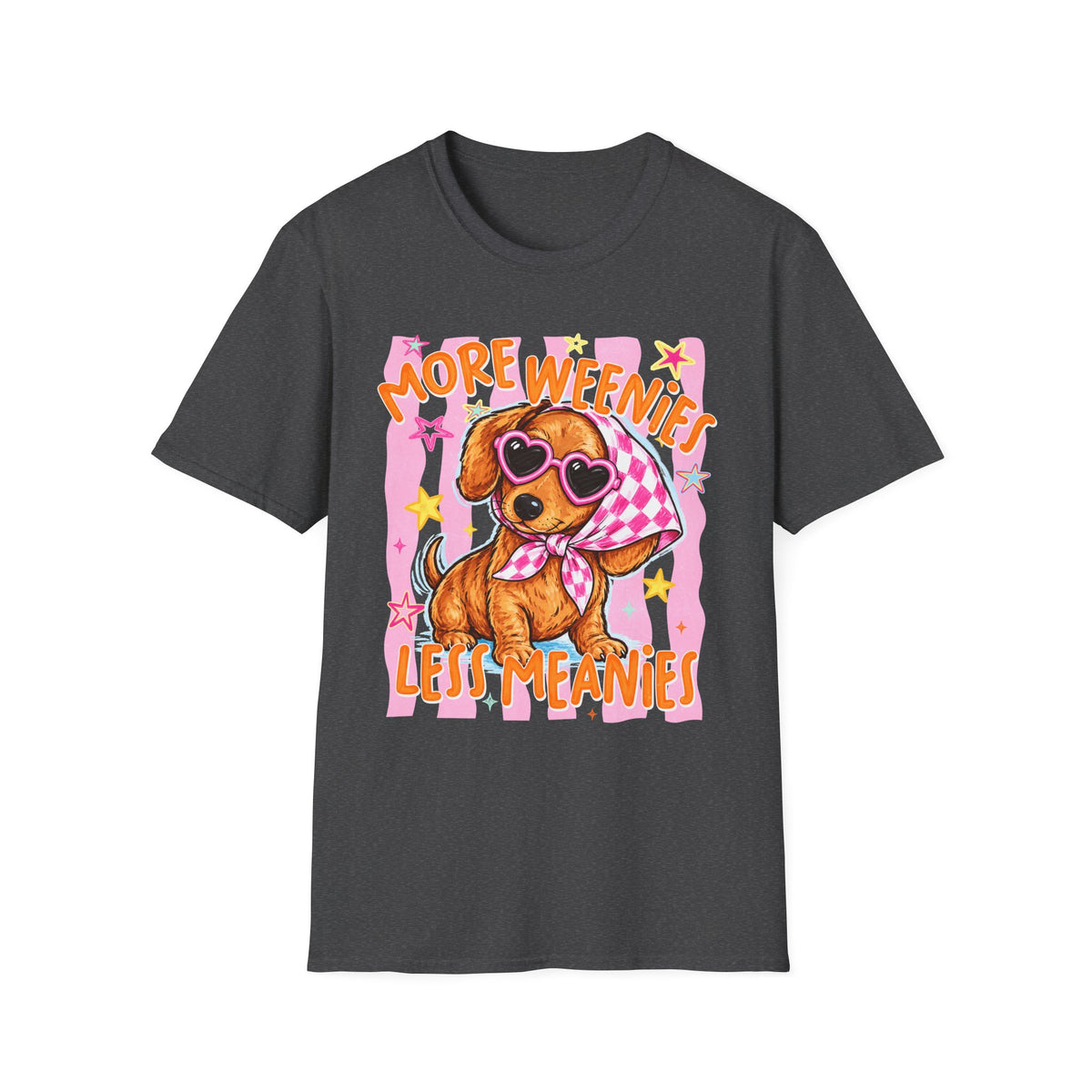 More Weenies Less Meanies Dachshund T-Shirt