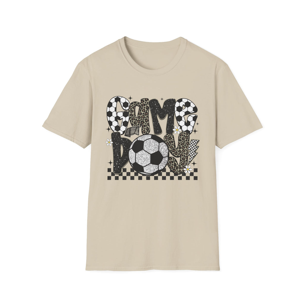 Soccer Mom T-Shirt — Retro Black & White Soccer Graphic Tee