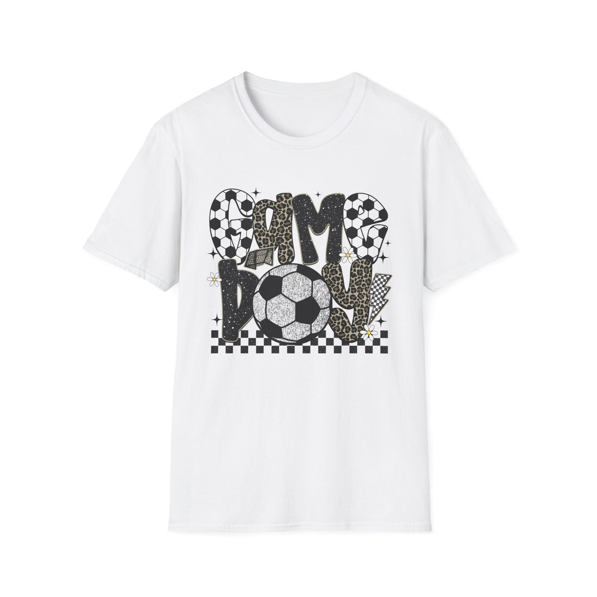 Soccer Mom T-Shirt — Retro Black & White Soccer Graphic Tee