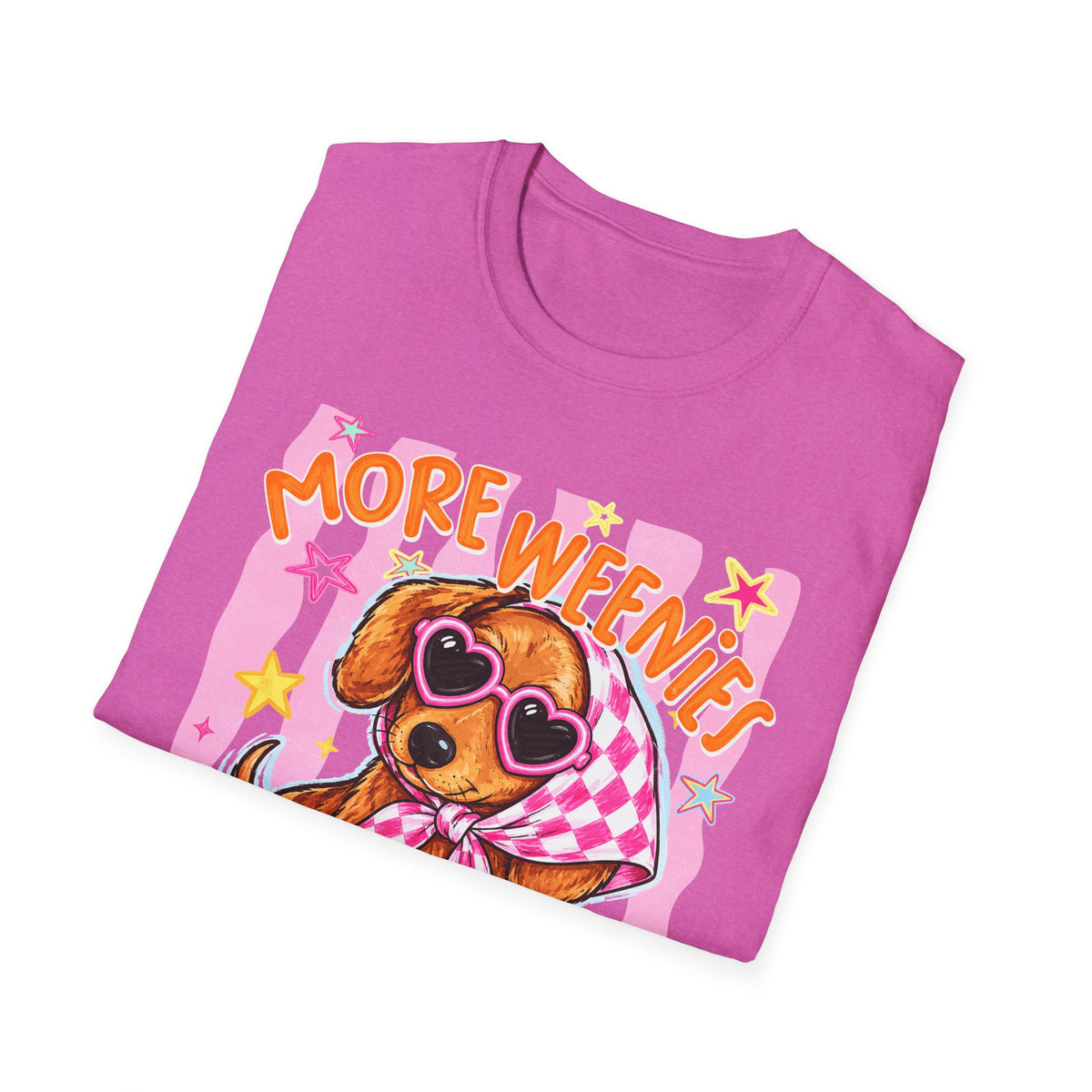 More Weenies Less Meanies Dachshund T-Shirt