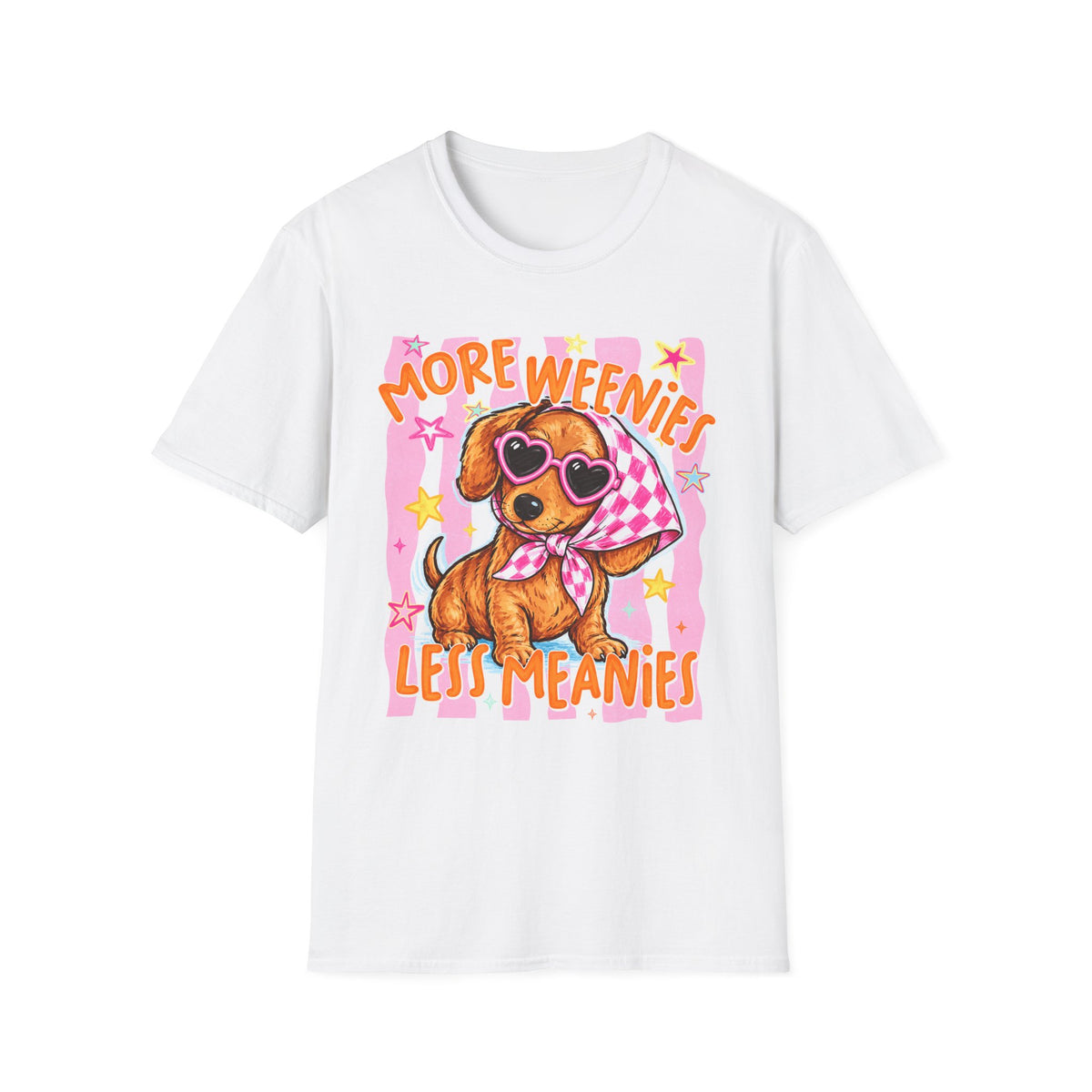 More Weenies Less Meanies Dachshund T-Shirt