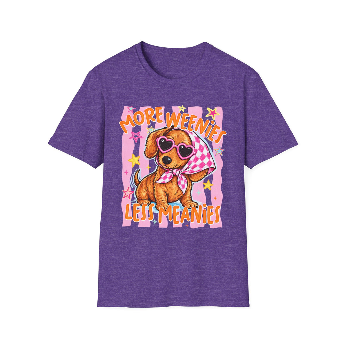 More Weenies Less Meanies Dachshund T-Shirt
