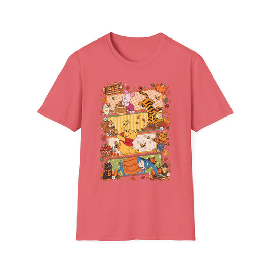 Fall Cat Harvest T-Shirt — Cute Kittens Pumpkin Patch Autumn Tee
