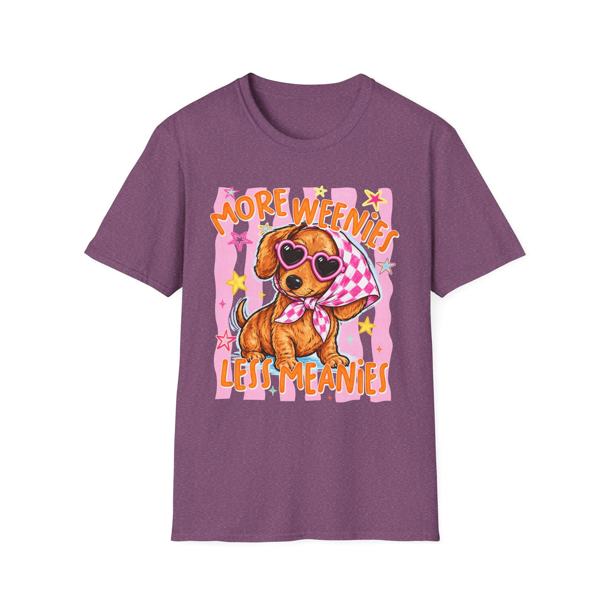 More Weenies Less Meanies Dachshund T-Shirt