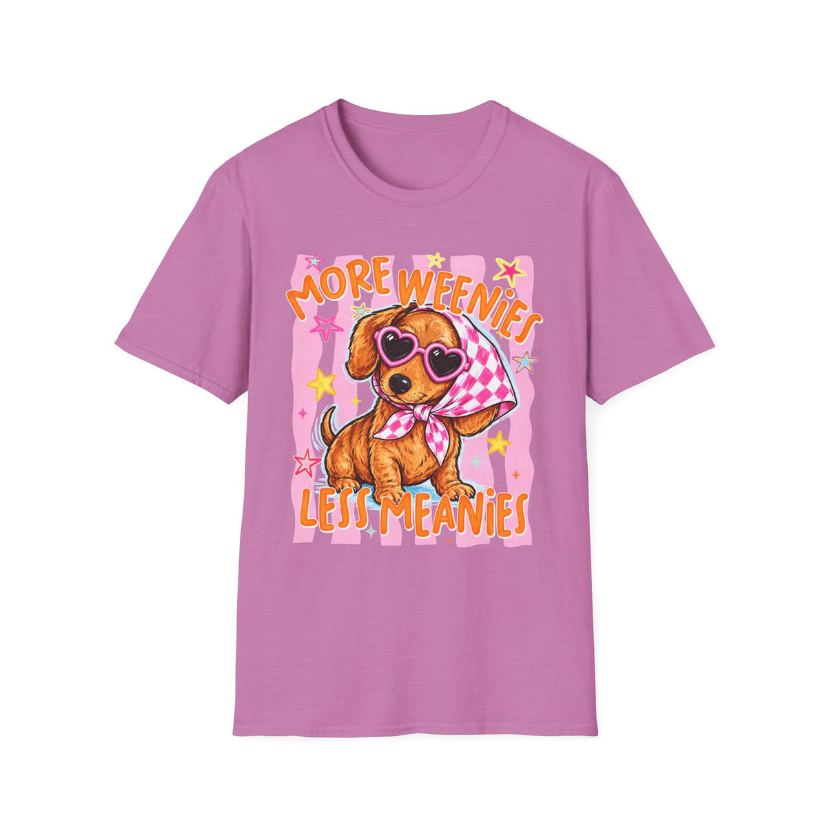 More Weenies Less Meanies Dachshund T-Shirt