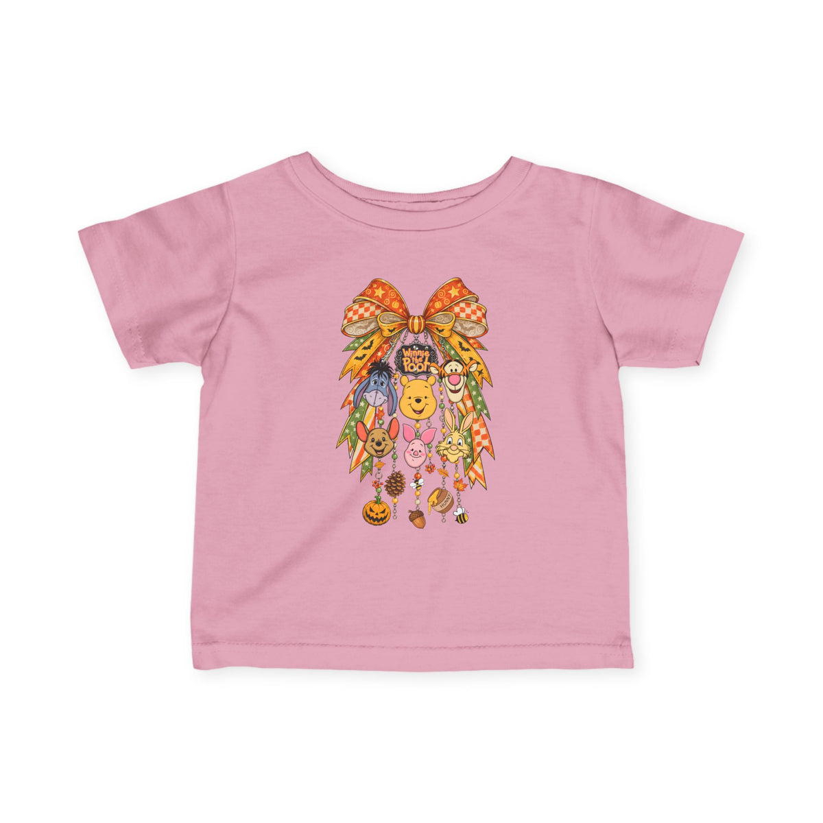 Infant Tee — Autumn Harvest Bow & Cute Fall Icons