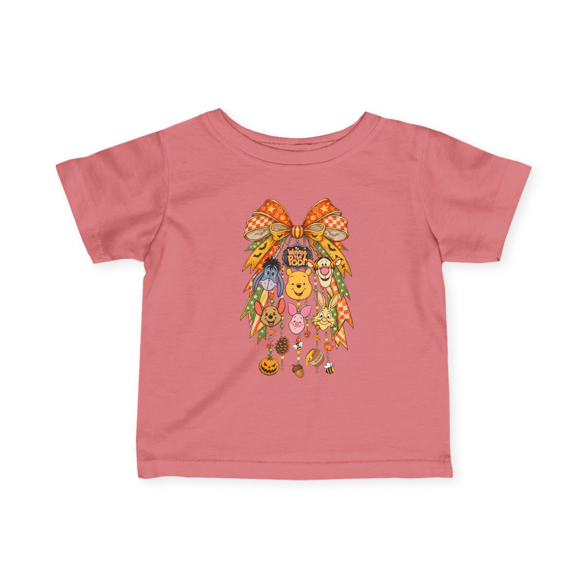 Infant Tee — Autumn Harvest Bow & Cute Fall Icons