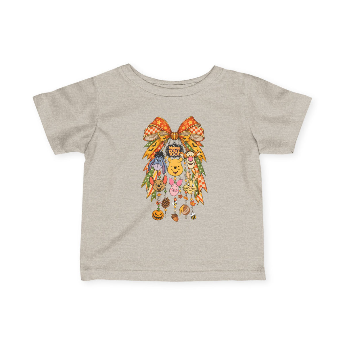 Infant Tee — Autumn Harvest Bow & Cute Fall Icons
