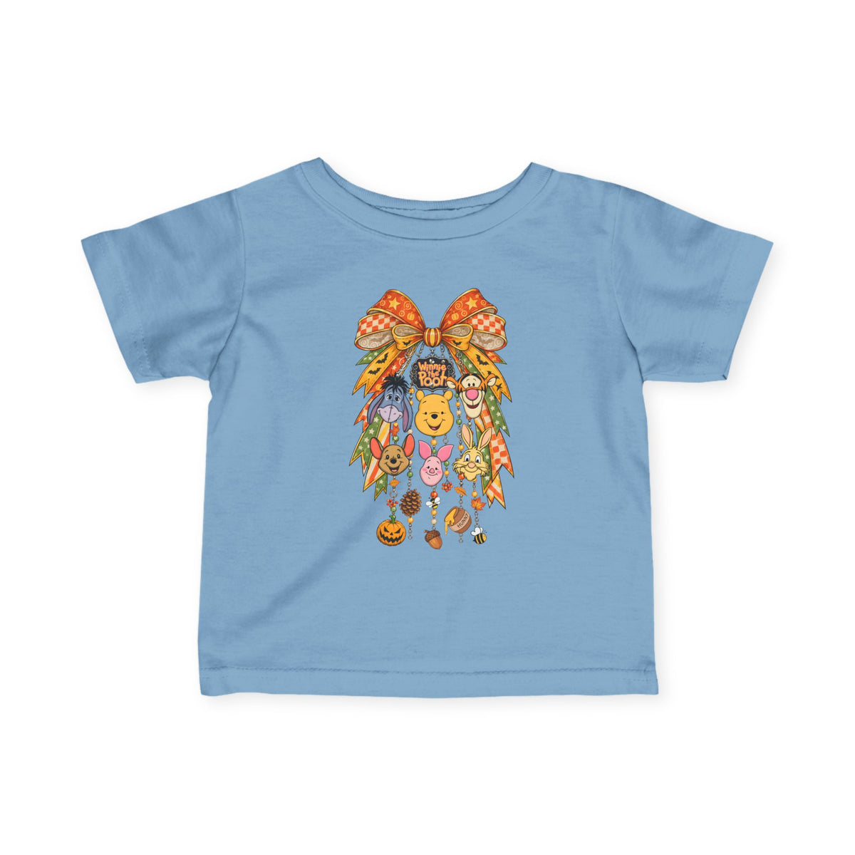 Infant Tee — Autumn Harvest Bow & Cute Fall Icons