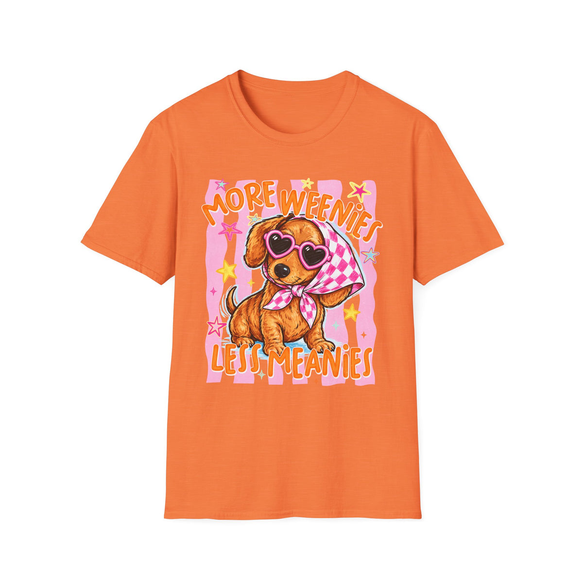 More Weenies Less Meanies Dachshund T-Shirt