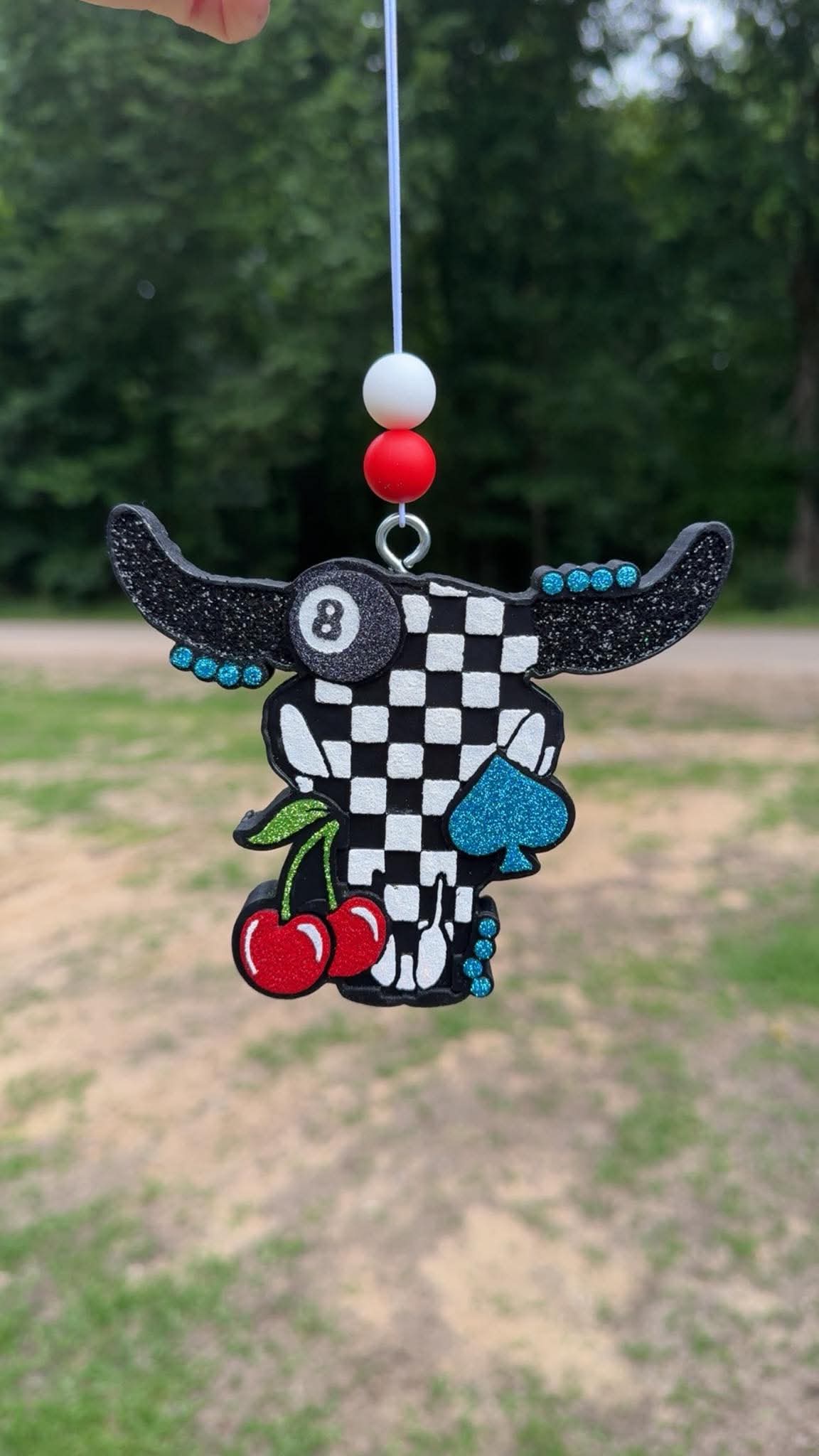 Bull Skulls with Cherries