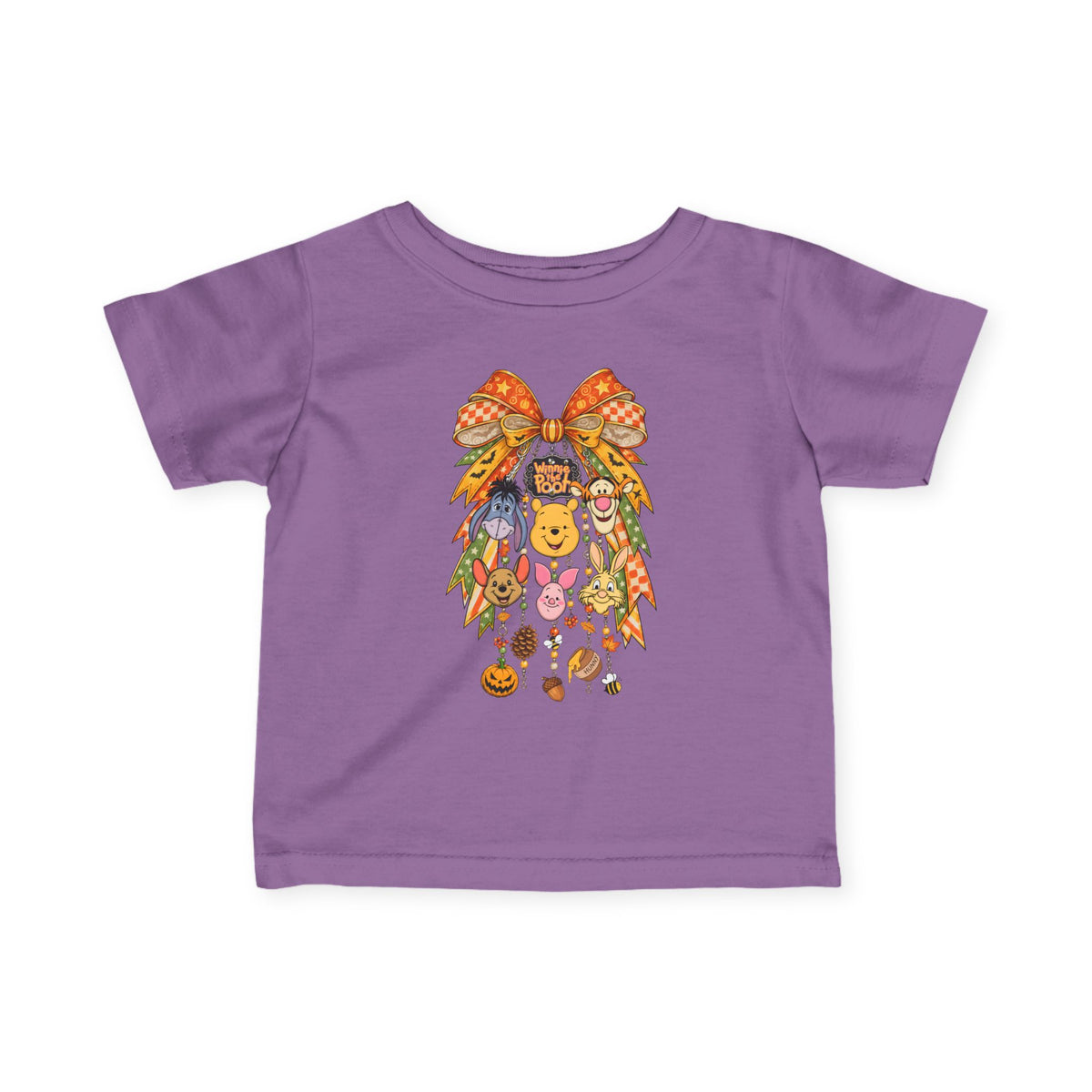 Infant Tee — Autumn Harvest Bow & Cute Fall Icons