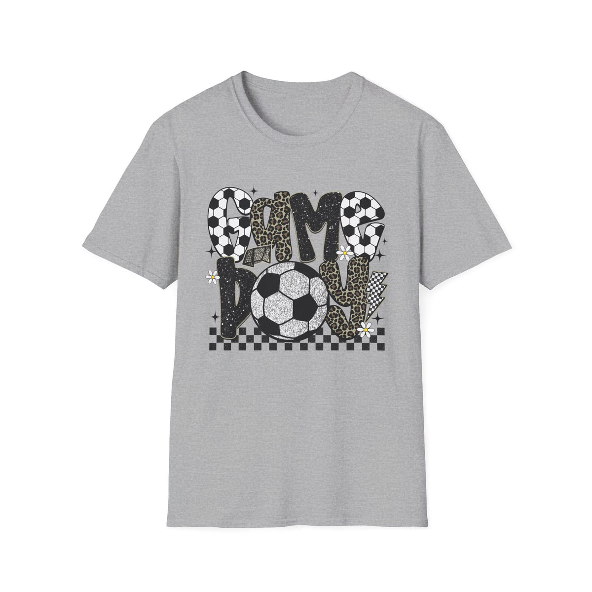 Soccer Mom T-Shirt — Retro Black & White Soccer Graphic Tee