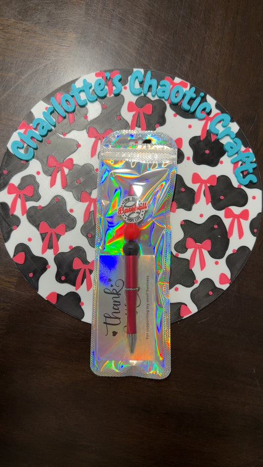 Baseball Beadable Pen
