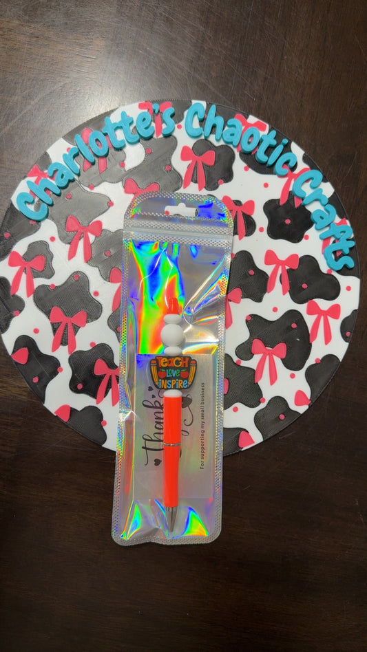 Teach Love Inspire Beadable Pen