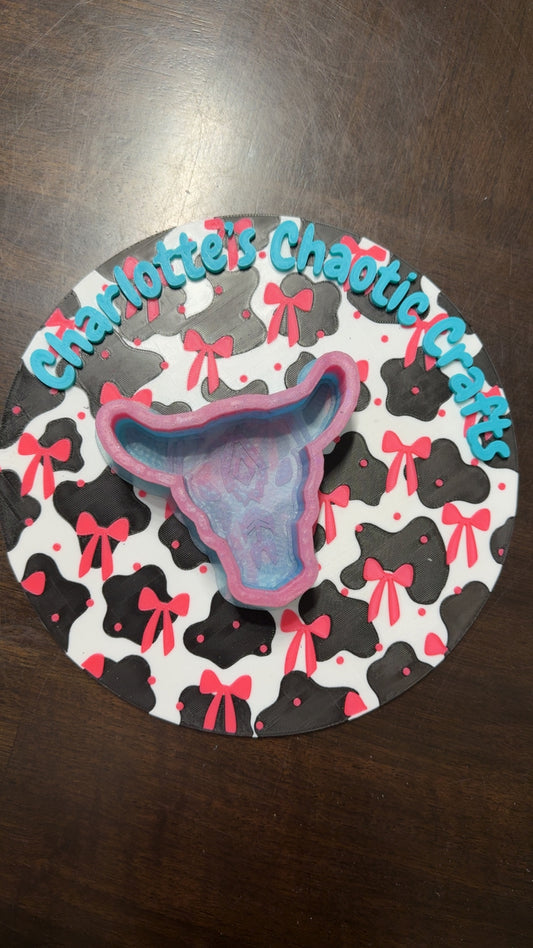 Bull Skull Silicone Mold for Car Freshies