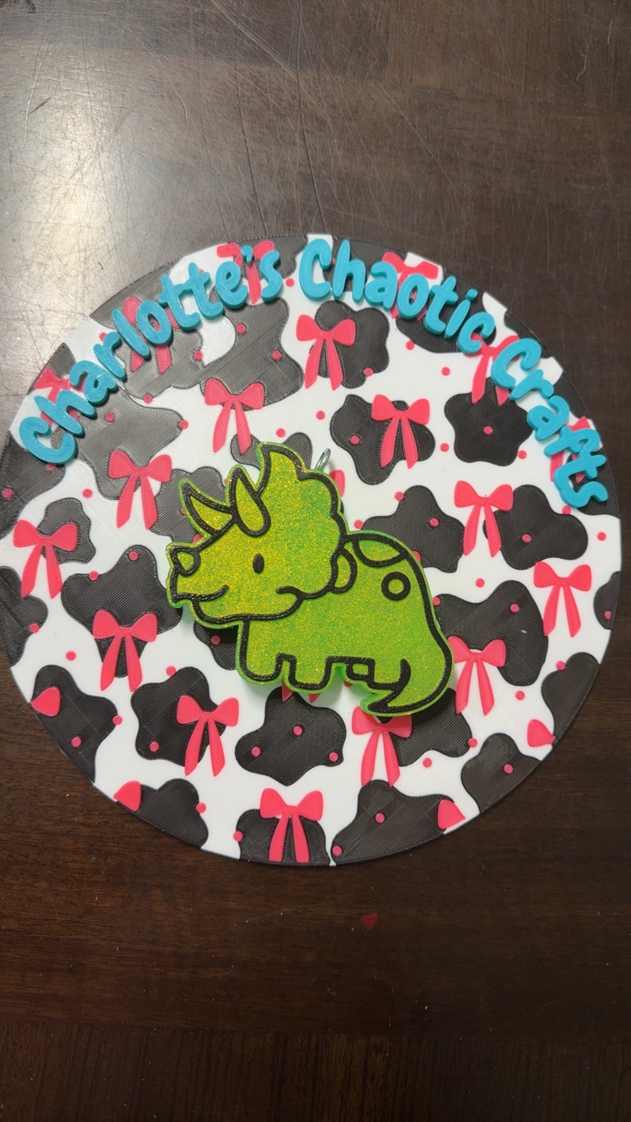 Dinosaur car freshie
