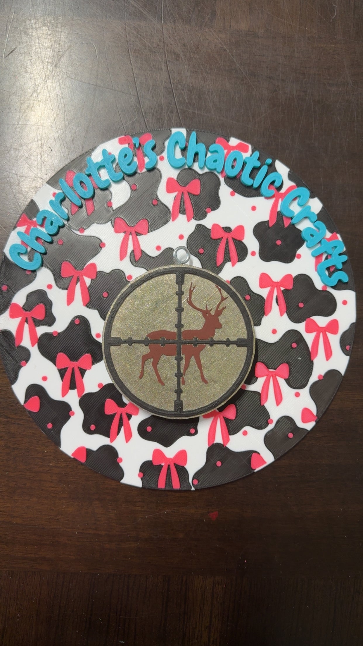 Deer target car freshie