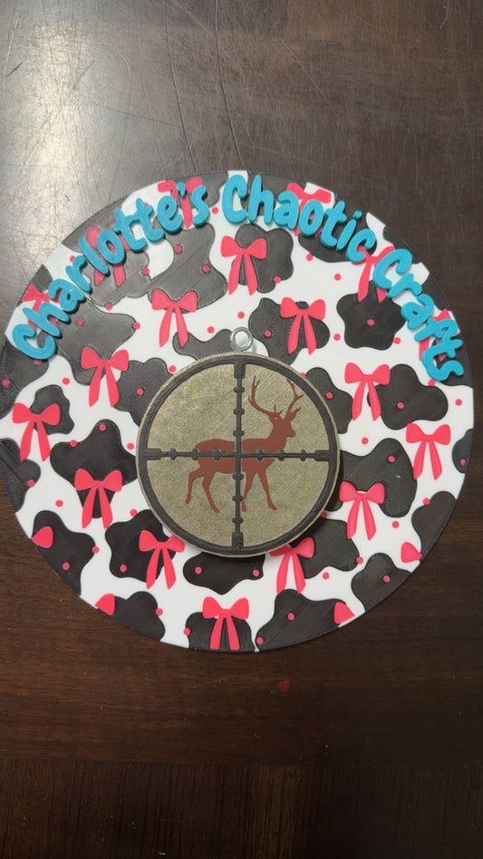 Deer target car freshie